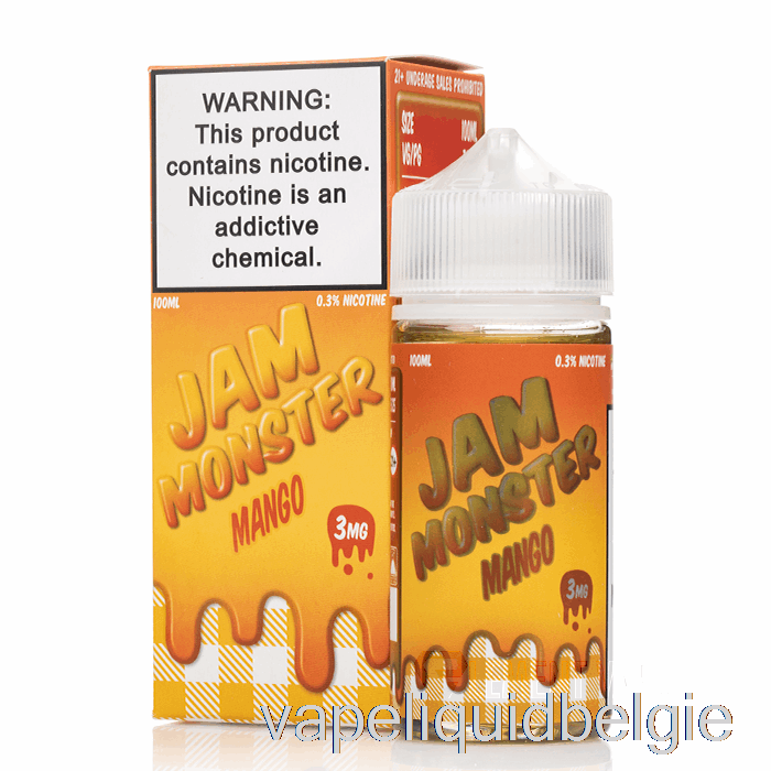 Vape België Mango - Jam Monster Vloeistof - 100ml 3mg